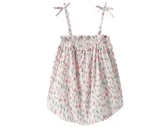 Name It stroptop hvid med blomster print